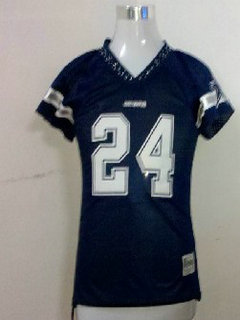DALLAS COWBOYS 24 Barber women blue jerseys DALLAS COWBOYS 24 Barber women blue jerseys