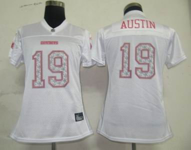 Dallas Cowboys 19 Miles Austin Women Star Struck White Fashion Jersey Dallas Cowboys 19 Miles Austin Women Star Struck White Fashion Jersey