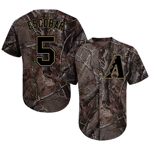 Diamondbacks #5 Eduardo Escobar Camo Realtree Collection Cool Base Stitched Youth Baseball Jersey Diamondbacks #5 Eduardo Escobar Camo Realtree Collection Cool Base Stitched Youth Baseball Jersey