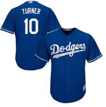 Dodgers #10 turner Blue Stitched women MLB custom Jersey Dodgers #10 turner Blue Stitched women MLB custom Jersey