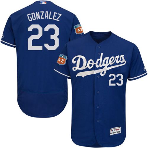 Dodgers #23 Adrian Gonzalez Blue Flexbase Authentic Collection Stitched MLB Jersey Dodgers #23 Adrian Gonzalez Blue Flexbase Authentic Collection Stitched MLB Jersey