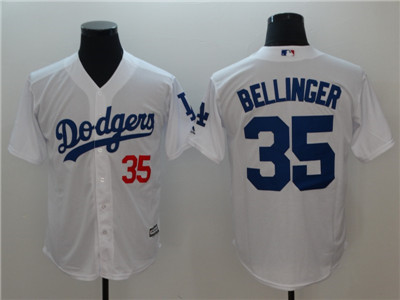 Dodgers #35 Cody Bellinger White Cool Base Jersey Dodgers #35 Cody Bellinger White Cool Base Jersey