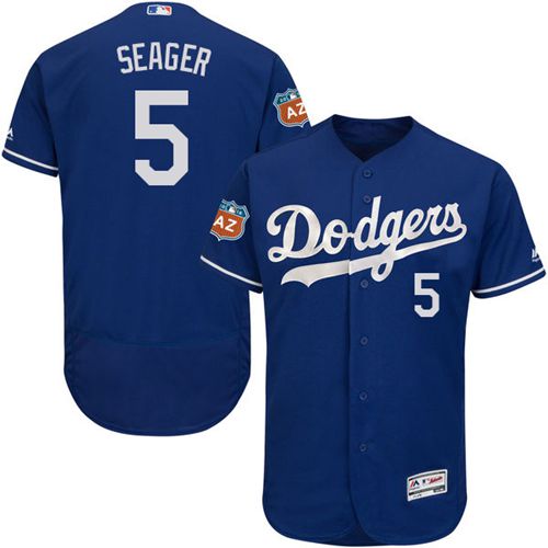 Dodgers #5 Corey Seager Blue Flexbase Authentic Collection Stitched MLB Jersey Dodgers #5 Corey Seager Blue Flexbase Authentic Collection Stitched MLB Jersey