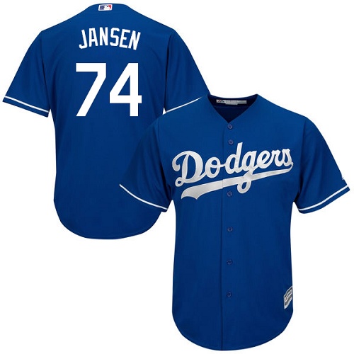 Dodgers #74 Kenley Jansen Blue Cool Base Stitched Youth MLB Jersey Dodgers #74 Kenley Jansen Blue Cool Base Stitched Youth MLB Jersey