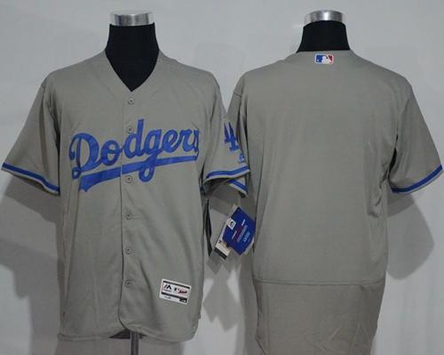 Dodgers Blank Grey Flexbase Authentic Collection Stitched MLB Jersey Dodgers Blank Grey Flexbase Authentic Collection Stitched MLB Jersey