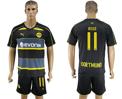 Dortmund #11 Reus Away Soccer Club Jersey Dortmund #11 Reus Away Soccer Club Jersey