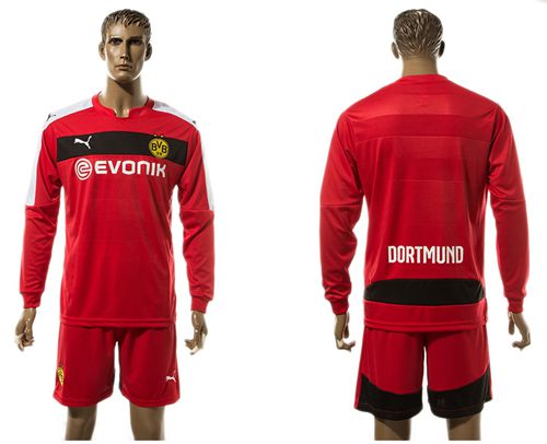 Dortmund Blank Red Goalkeeper Soccer Club Jersey Dortmund Blank Red Goalkeeper Soccer Club Jersey