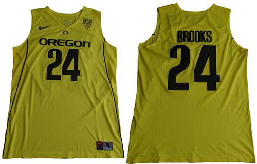 Ducks #24 Dillon Brooks Yellow Basketball PAC-12 Patch Stitched NCAA Jersey Ducks #24 Dillon Brooks Yellow Basketball PAC-12 Patch Stitched NCAA Jersey