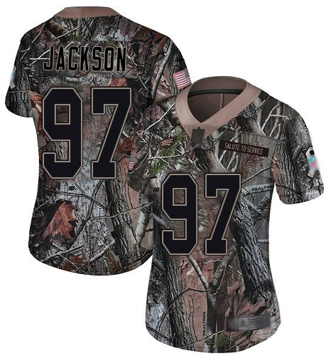 Eagles #97 Malik Jackson Camo Women's Stitched Football Limited Rush Realtree Jersey Eagles #97 Malik Jackson Camo Women's Stitched Football Limited Rush Realtree Jersey