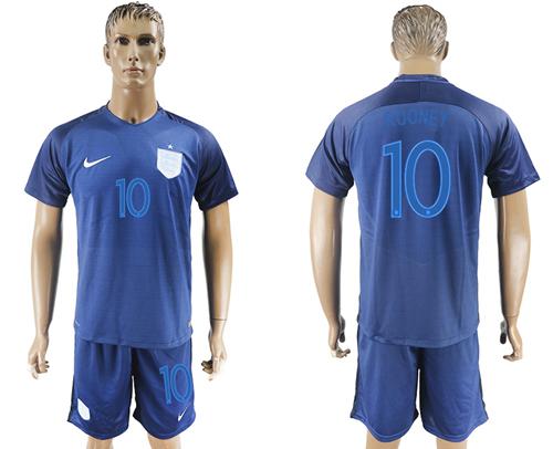 England #10 Rooney Away Soccer Country Jersey England #10 Rooney Away Soccer Country Jersey