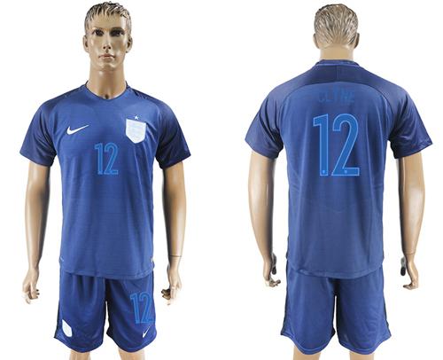 England #12 Clyne Away Soccer Country Jersey England #12 Clyne Away Soccer Country Jersey