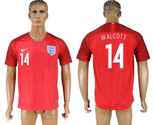 England #14 Walcott Away Soccer Country Jersey England #14 Walcott Away Soccer Country Jersey
