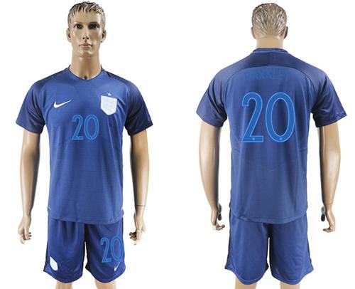 England #20 Barkley Away Soccer Country Jersey England #20 Barkley Away Soccer Country Jersey