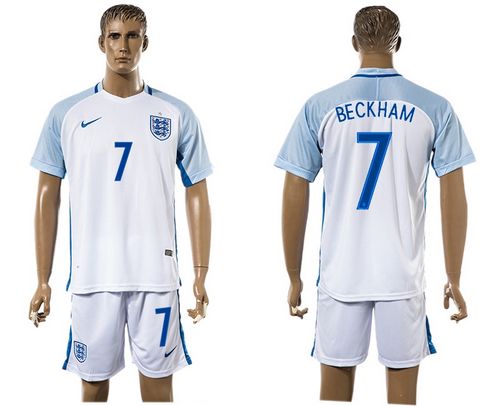 England #7 Beckham Home Soccer Country Jersey England #7 Beckham Home Soccer Country Jersey