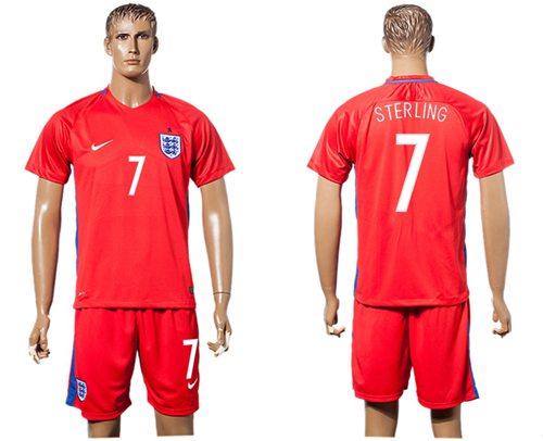 England #7 Sterling Away Soccer Country Jersey England #7 Sterling Away Soccer Country Jersey