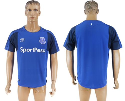 Everton Blank Home Soccer Club Jersey Everton Blank Home Soccer Club Jersey