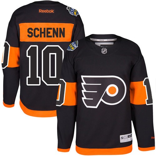 Flyers #10 Brayden Schenn Black 2017 Stadium Series Stitched NHL Jersey Flyers #10 Brayden Schenn Black 2017 Stadium Series Stitched NHL Jersey