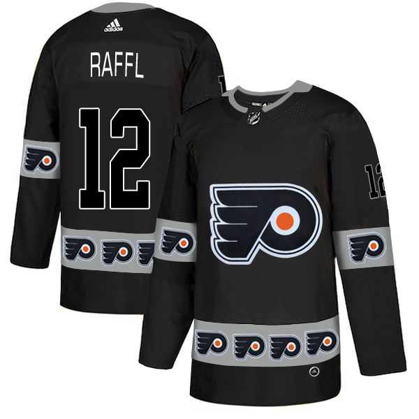 Flyers 12 Michael Raffl Black Team Logos Fashion Adidas Jersey Flyers 12 Michael Raffl Black Team Logos Fashion Adidas Jersey