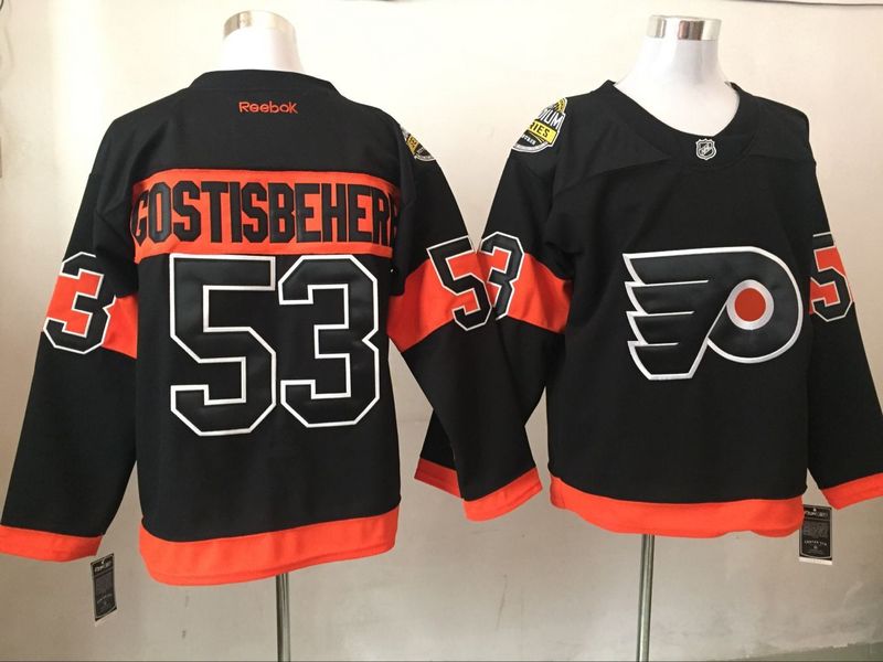 Flyers 53 Shayne Gostisbehere Black Reebok Jersey Flyers 53 Shayne Gostisbehere Black Reebok Jersey