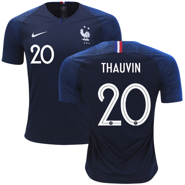 France #20 Thauvin Home Soccer Country Jersey France #20 Thauvin Home Soccer Country Jersey