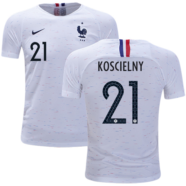 France #21 Koscielny Away Kid Soccer Country Jersey France #21 Koscielny Away Kid Soccer Country Jersey