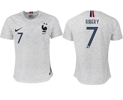 France #7 Ribery Away Soccer Country Jersey France #7 Ribery Away Soccer Country Jersey