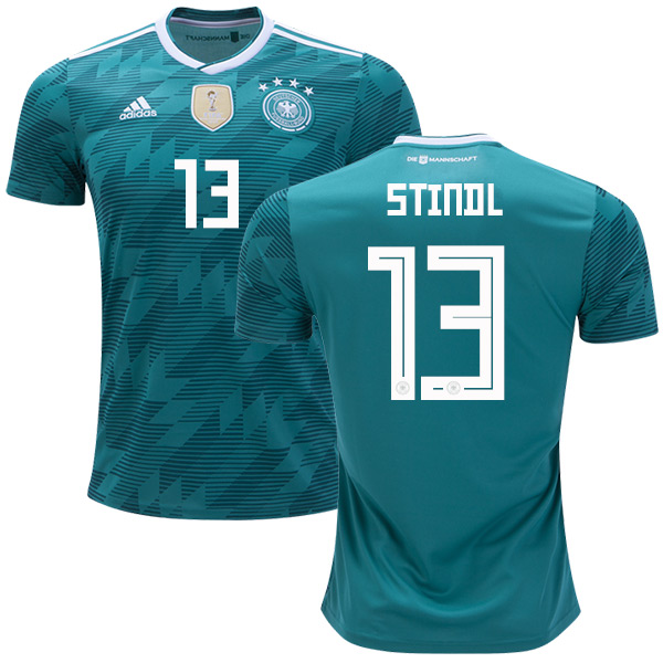 Germany #13 Stindl Away Soccer Country Jersey Germany #13 Stindl Away Soccer Country Jersey