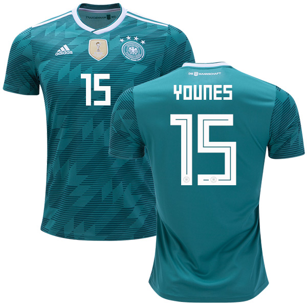 Germany #15 Younes Away Soccer Country Jersey Germany #15 Younes Away Soccer Country Jersey