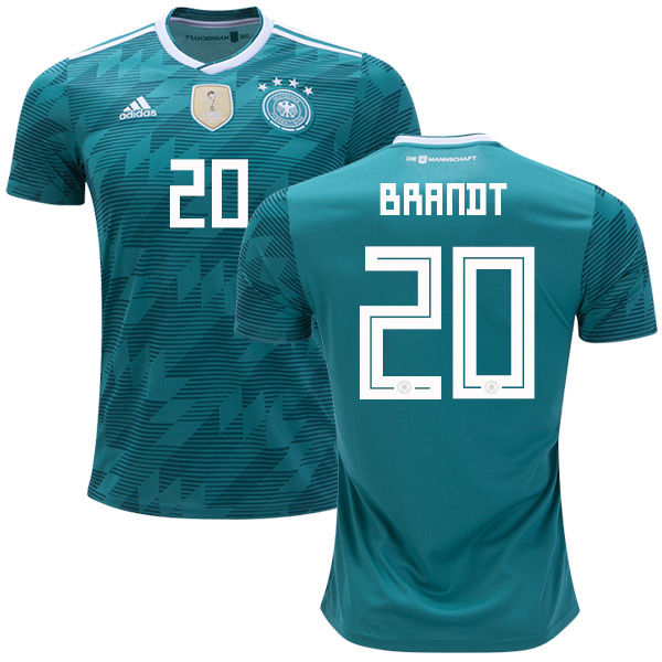 Germany #20 Brandt Away Soccer Country Jersey Germany #20 Brandt Away Soccer Country Jersey