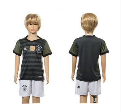 Germany Blank Away Kid Soccer Country Jersey