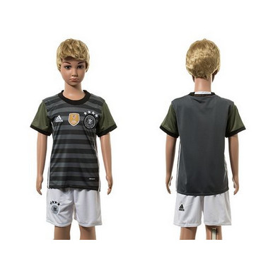 Germany Blank Away Kid Soccer Country Jersey