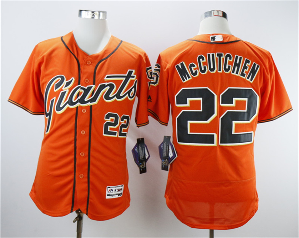 Giants #22 Andrew McCutchen Orange Flexbase Jersey Giants #22 Andrew McCutchen Orange Flexbase Jersey