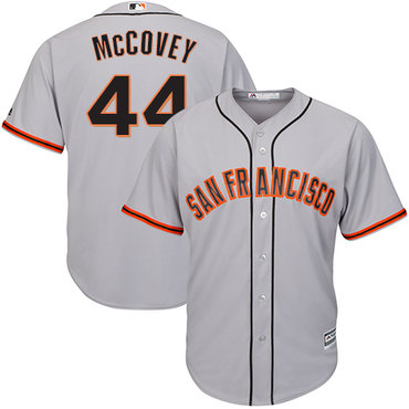 Giants #44 Willie McCovey Grey Road Cool Base Stitched Youth MLB Jersey Giants #44 Willie McCovey Grey Road Cool Base Stitched Youth MLB Jersey