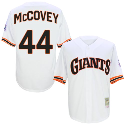Giants #44 Willie McCovey White 1989 Turn Back The Clock Stitched MLB Jersey Giants #44 Willie McCovey White 1989 Turn Back The Clock Stitched MLB Jersey