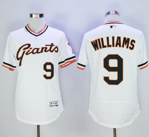 Giants #9 Matt Williams White Flexbase Authentic Collection Cooperstown Stitched MLB Jersey Giants #9 Matt Williams White Flexbase Authentic Collection Cooperstown Stitched MLB Jersey