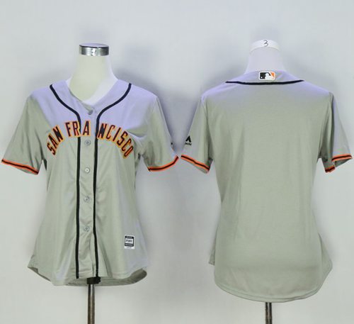 Giants Blank Grey Women's Road Stitched MLB Jersey Giants Blank Grey Women's Road Stitched MLB Jersey