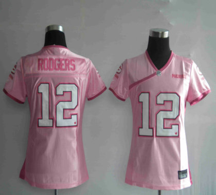 Green Bay Packers 12 Aaron Rodgers pink Jersey Green Bay Packers 12 Aaron Rodgers pink Jersey