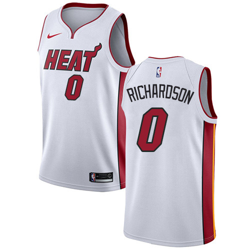 Heat #0 Josh Richardson White Women's Basketball Swingman Association Edition Jersey Heat #0 Josh Richardson White Women's Basketball Swingman Association Edition Jersey