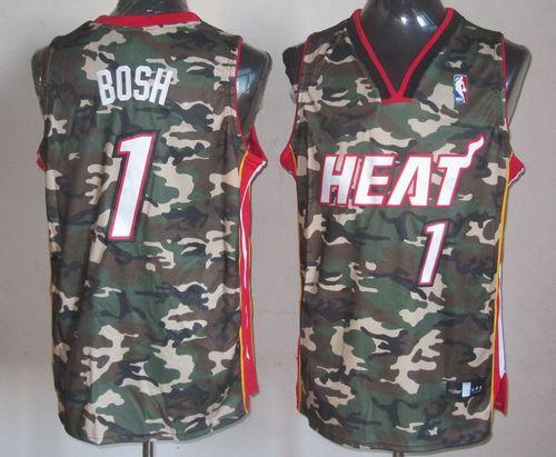 Heat #1 Chris Bosh Camo Stealth Collection Stitched NBA Jersey Heat #1 Chris Bosh Camo Stealth Collection Stitched NBA Jersey