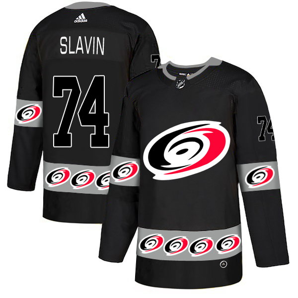 Hurricanes 74 Jaccob Slavin Black Team Logos Fashion Adidas Jersey Hurricanes 74 Jaccob Slavin Black Team Logos Fashion Adidas Jersey
