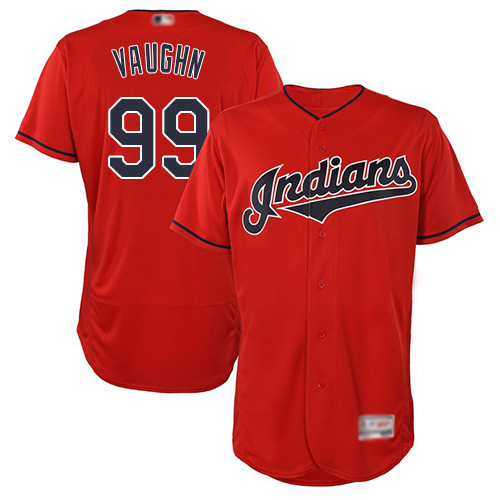 Indians #99 Ricky Vaughn Red Flexbase Authentic Collection Stitched Baseball Jersey Indians #99 Ricky Vaughn Red Flexbase Authentic Collection Stitched Baseball Jersey