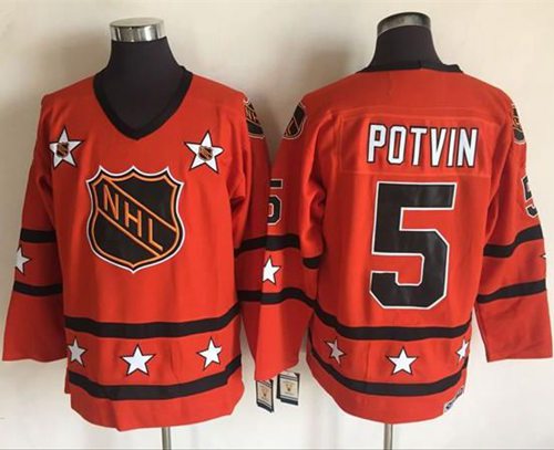 Islanders #5 Denis Potvin Orange All Star CCM Throwback Stitched NHL Jersey Islanders #5 Denis Potvin Orange All Star CCM Throwback Stitched NHL Jersey