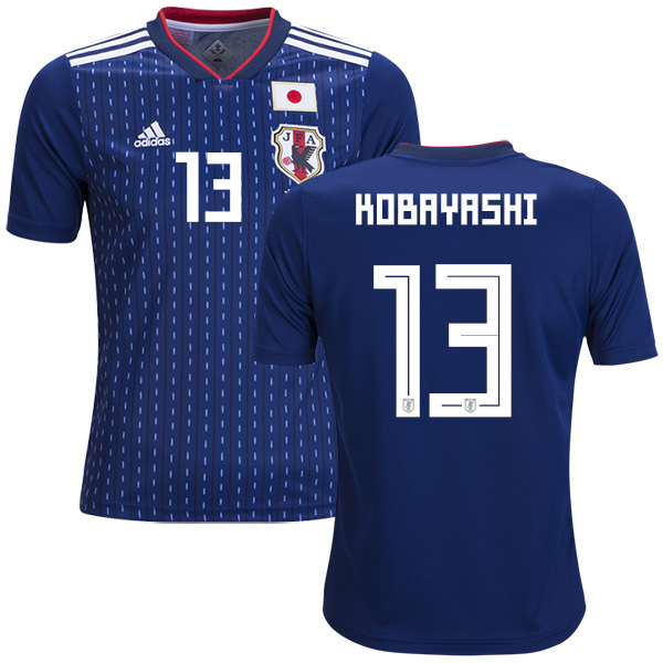 Japan #13 Kobayashi Home Kid Soccer Country Jersey Japan #13 Kobayashi Home Kid Soccer Country Jersey