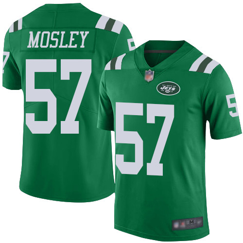 Jets #57 C.J. Mosley Green Youth Stitched Football Limited Rush Jersey Jets #57 C.J. Mosley Green Youth Stitched Football Limited Rush Jersey