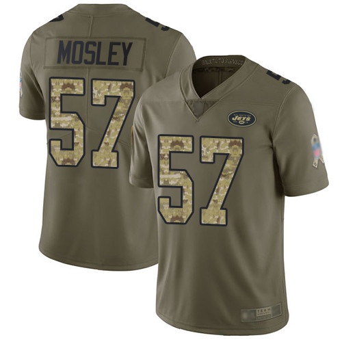 Jets #57 C.J. Mosley Olive Camo Men's Stitched Football Limited 2017 Salute To Service Jersey Jets #57 C.J. Mosley Olive Camo Men's Stitched Football Limited 2017 Salute To Service Jersey