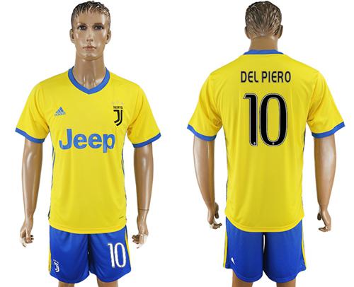 Juventus #10 Del Piero Away Soccer Club Jersey Juventus #10 Del Piero Away Soccer Club Jersey