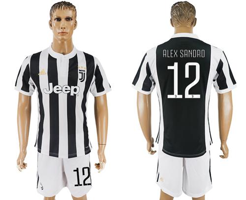 Juventus #12 Alex Sandro Home Soccer Club Jersey Juventus #12 Alex Sandro Home Soccer Club Jersey