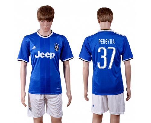 Juventus #37 Pereyra Away Soccer Club Jersey Juventus #37 Pereyra Away Soccer Club Jersey