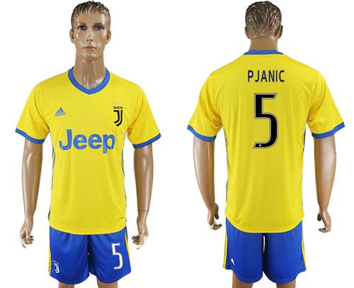 Juventus #5 Pjanic Away Soccer Club Jersey Juventus #5 Pjanic Away Soccer Club Jersey