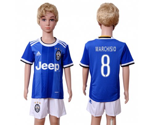 Juventus #8 Marchisio Away Kid Soccer Club Jersey Juventus #8 Marchisio Away Kid Soccer Club Jersey